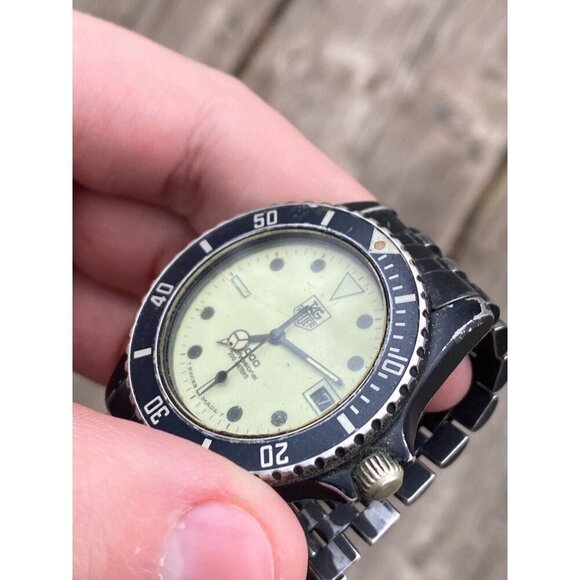 1988 TAG HEUER 1000 980.113 Sapphire Crystal Diver 844 980.031 James Bond Watch - Picture 6 of 10